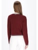 DreiMaster Women Cardigan in wine red navy offwhite