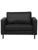 Beliani Sessel SAVALEN in Schwarz - (W) 117 x (H) 87 x (L) 91 cm