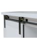 MCW Sideboard K75 mit Schiebetüre und 7 Fächer, Weiß
