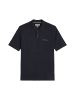 Marc O'Polo Strick-Poloshirt DFB Travel Collection in Deep Night Blue