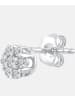 Diamant L'éternel Ohrstecker aus 375 Weißgold mit 0.25 Karat Diamant