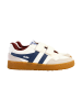 Gola Eagle Strap Kinder-Sneaker aus Leder Weiß