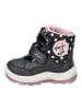 Geox Stiefelette in Schwarz/Rosa