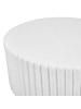 Beliani Couchtisch POZZA in Weiß - (W) 117 x (H) 42 x (L) 117 cm