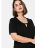 sheego Jerseykleid in schwarz