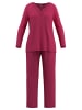 Götzburg Pyjama Melilla in rot-mittel-uni