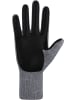 Normani Outdoor Sports Damen Merino Strick-Fingerhandschuhe mit Schafleder Nakara in Grau