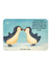 Mr. & Mrs. Panda Magnet Pinguin Liebe Design mit Spruch in Weiß