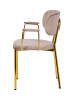 Kayoom Stuhl Giselle 2erSet in taupe