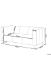 Beliani 3-Sitzer Sofa FLORO in Grün/Silber - (W) 179 x (H) 74 x (L) 83 cm