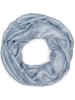 styleBREAKER Loop Schal in Blau-Grau