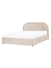 Beliani 2-tlg Doppelbett QUILLIEN in Beige