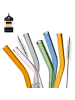bremermann 6er Glas-Trinkhalme