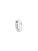 Amor Single Creole Silber 925, rhodiniert in Silber