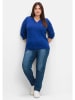 sheego Pullover in royalblau