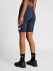 Hummel Tight Kurze Hose Hmlpulse Damen in DRESS BLUE MELANGE