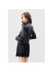 Bolongaro Trevor Lederjacke Faye Belted Zip Through XT in schwarz
