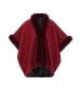 osha Damen Poncho in Rot