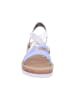 rieker Keilsandalette in blau