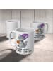 Mr. & Mrs. Panda Tasse Kater Kaffee mit Spruch in Weiß
