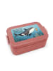 Mr. & Mrs. Panda Lunch Box Orca Design mit Spruch in Rot Pastell