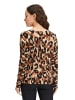 Betty Barclay Feinstrickpullover mit Print in Beige/Schwarz