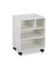 relaxdays Rollcontainer in Weiß - (B)40 x (H)49 x (T)30 cm