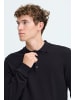 CASUAL FRIDAY Strickpullover CFFRODE polo knit in Schwarz