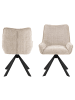 ebuy24 Esszimmerstuhl Eddie Beige 2er Set