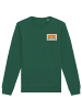 wat? Apparel Sweatshirt Rainbow Cassette in Bottle Green