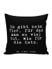 Mr. & Mrs. Panda Kuschelkissen 40x40 Es gibt kein Tier,... mit S... in Schwarz