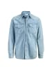 Jack and Jones Jeanshemd Western Shirt in Hellblau