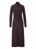 Hessnatur Strick Kleid in schwarzbeere