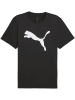 Puma T-Shirt "Tad EssentiaLongsleeve Solid Cat Tee (CF big Cat)" in Schwarz