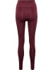 Hummel Hummel Leggings Hmltif Yoga Damen Dehnbarem Feuchtigkeitsabsorbierenden Nahtlosen in BITTER CHOCOLATE