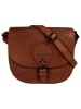 SPIKES & SPARROW Umhängetasche echt Leder in cognac