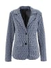 Aniston SELECTED Kurzblazer in blau-schwarz-offwhite