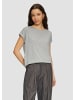 QS T-Shirt in 9400_grau meliert