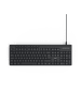 Hama CK-200, kabelgebunden, Schwarz, QWERTZ in Schwarz