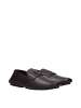 Dolce & Gabbana Braun Leder Slip-On Loafer
