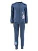 Disney Frozen 2tlg. Outfit: Jogginganzug Sweatjacke mit Jogginghose Elsa und Anna in Dunkel-Blau