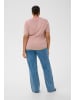 KAFFE curve Strickpullover KClizzy Regular fit in Feather mel/Pink Fine Stripe