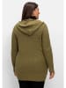 sheego Strickjacke in oliv