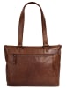 SPIKES & SPARROW Shopper echt Leder in cognac