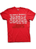 Jaws T-Shirt in Rot