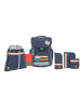 Lässig Lässig Schulranzen Set 7-teilig, Slim Unique navy