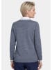 GOLDNER Strickcardigan mit Ajourmuster in rauchblau