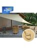 Gartenia sunprotect Professional Sonnensegel, 3,6 x 3,6 x 5 m, 90° Grad Dreieck, beige