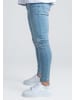 SikSilk Skinny Fit in washed light blue