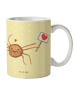 Mr. & Mrs. Panda Tasse Spinne Agathe Motivation ohne Spruch in Gelb Pastell